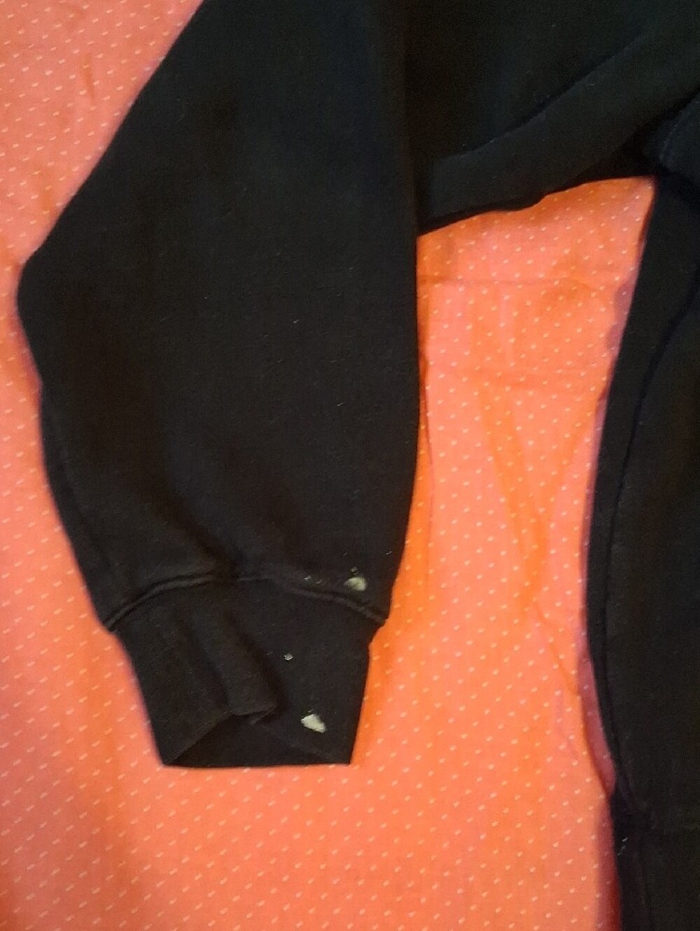 Obey Black Sweatshirt with White Flaws, Size Medium - Picture 4 of 7